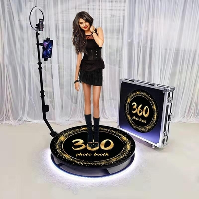 Parti Düğün 360 Fotoğraf Kabini, Otomatik İplik Ipad 360 Fotoğraf Kabini Makinesi