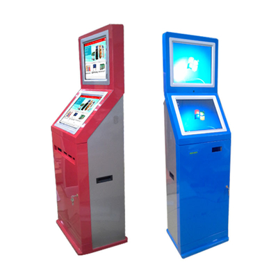 Çift ekranlı hediye Kartı Verme Makinesi Self servis ödeme kiosk makinesi