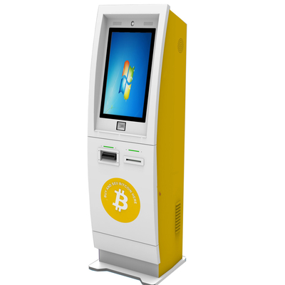 OEM ODM 21.5 inç Self Servis Bitcoin Teller Makinesi Cryptocurrency Exchange ATM
