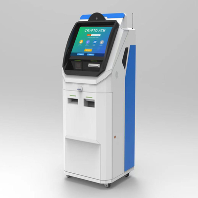 21.5 İnç 10 Puan Dokunmatik Ekran Bitcoin ATM Kiosk Kripto ATM'ye Nakit