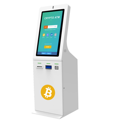 Self Servis 32 inç Bitcoin ATM Kiosk Nakit Değişim BTM Makinesi Al ve Sat