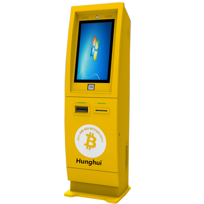 OEM ODM 21.5 inç Self Servis Bitcoin Teller Makinesi Cryptocurrency Exchange ATM
