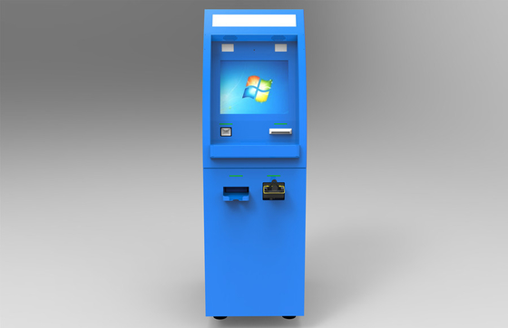 Toplu Nakit Alıcı ve Dağıtıcı ile 19 inç Dokunmatik Ekran Banka ATM Makinesi