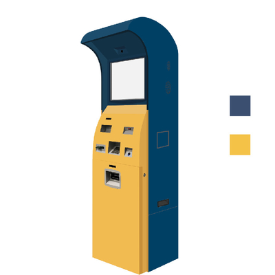 HungHui Btc ATM Makinesi Dokunmatik Ekran Ödeme Kiosku 1 Yönlü 2 Yönlü