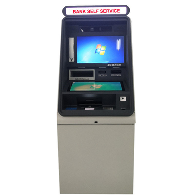 Bankamatikli Çok İşlevli Banka ATM Makinesi kiosk 17 inç