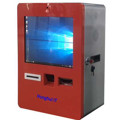 RFID Okuyucu ile LCD Duvara Monte Kiosk Makinesi Tek Yönlü Bitcoin Atm