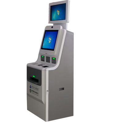Nakit Mevduat ile 17 inç Dokunmatik Ekran Self Servis Kiosk Banka Terminali