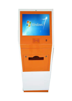 Dokunmatik ekran Banka ATM Makinesi 22 inç Self Servis A4 Yazıcı kiosk