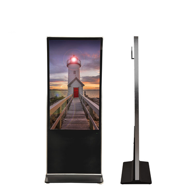 Wifi 4g Dikey LCD Reklam Ekranı 4k Ultra Hd Dokunmatik Ekran Dijital Tabela
