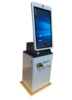 Win10 LCD Akıllı Self Servis Kiosk Dokunmatik Ekran Ödeme Kiosku Döşeme